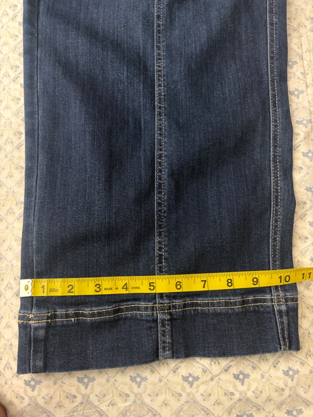 Chico’s Pull-On High-Rise Wide-Leg Jeans in Alora Indigo Dark Blue $119.50 - Picture 13 of 15